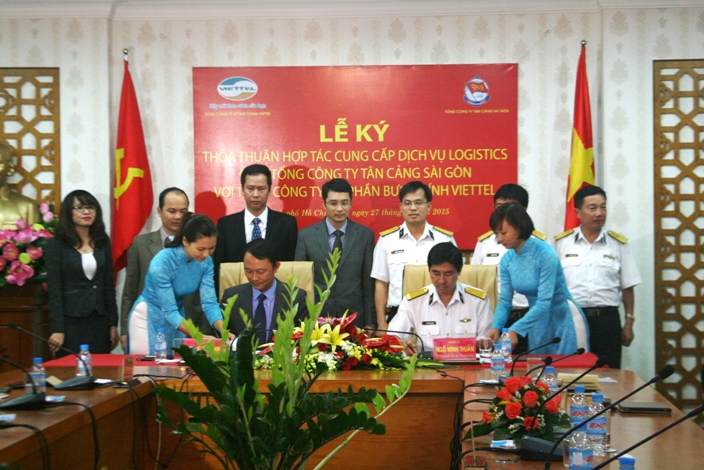 Tân Cảng Sài Gòn - Bưu Chính Viettel, hai thương hiệu quốc gia hợp tác logistics