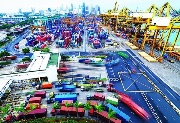 Singapore quốc gia phát triển logistics thành công