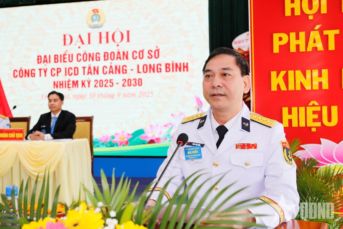 Đại hội Công đoàn cơ sở ICD Tân Cảng Long Bình nhiệm kỳ 2025–2030: Đoàn kết – Dân chủ – Kỷ cương – Đổi mới